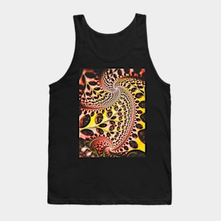 Crux. Colorful Abstract Art. Fractal Design Tank Top